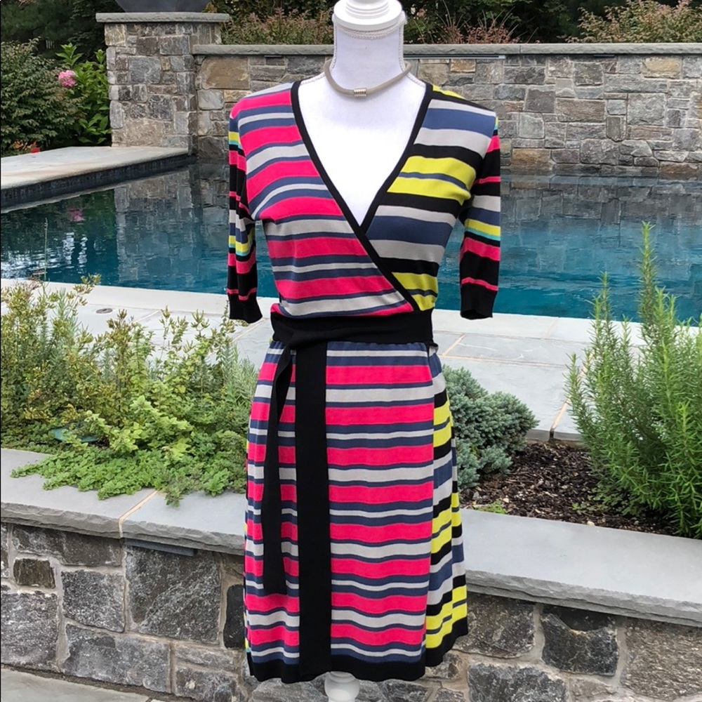 BCBG Max Azria Faux Wrap Dress